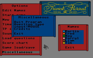 Trivial Pursuit screenshot 4 for Atari ST